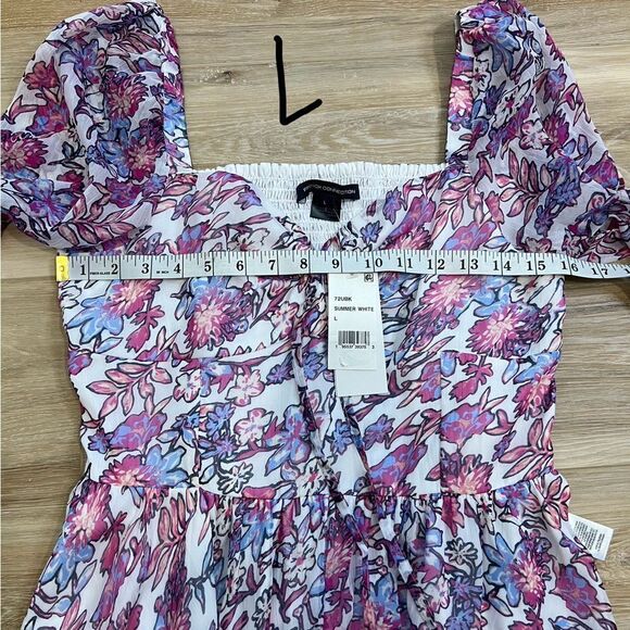 FRENCH CONNECTION Summer White Floral Blouse - Picture 9 of 11